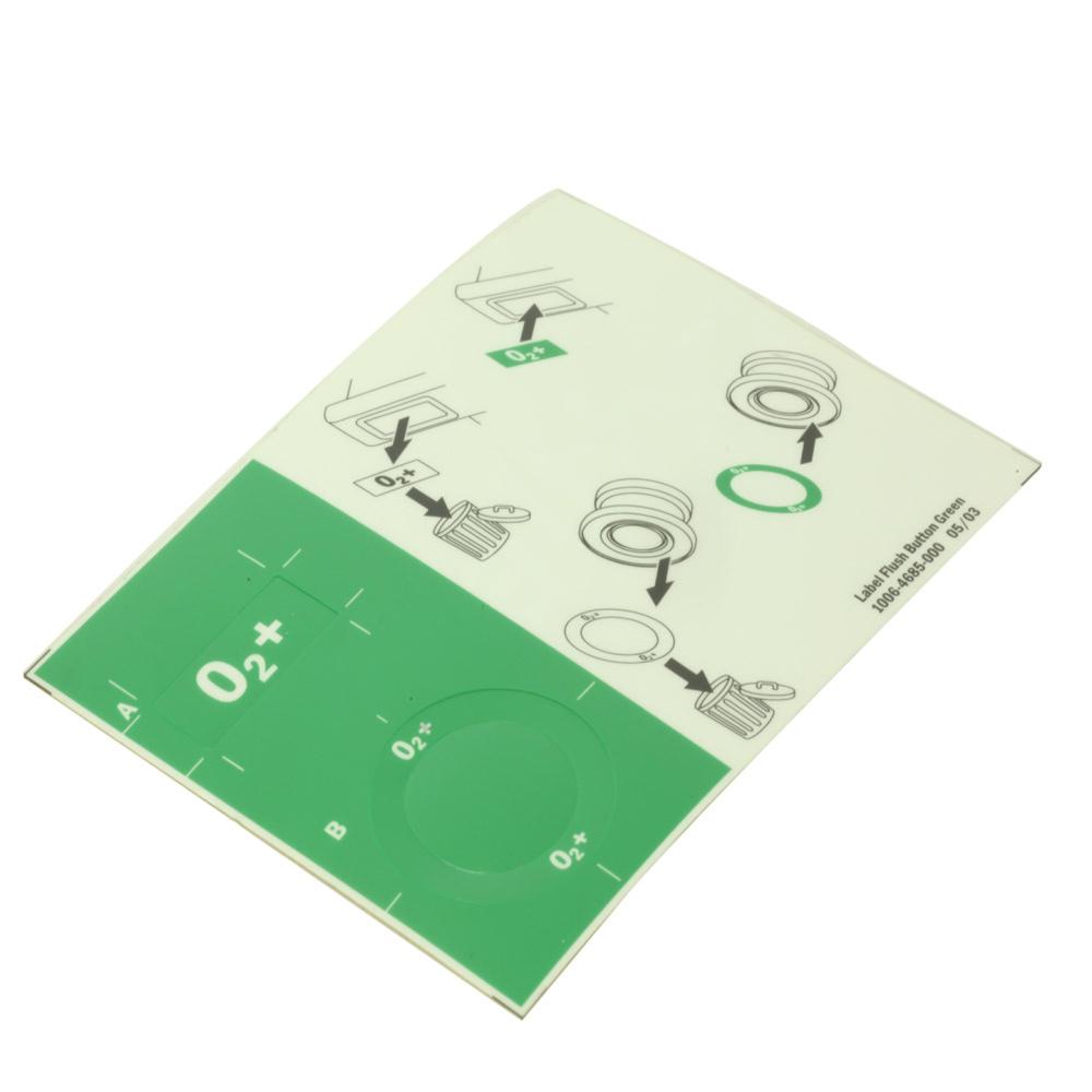 绿色快速充氧标签 绿色快速充氧标签