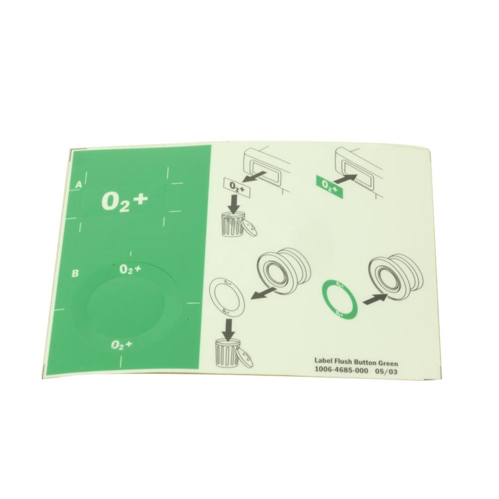 绿色快速充氧标签 绿色快速充氧标签