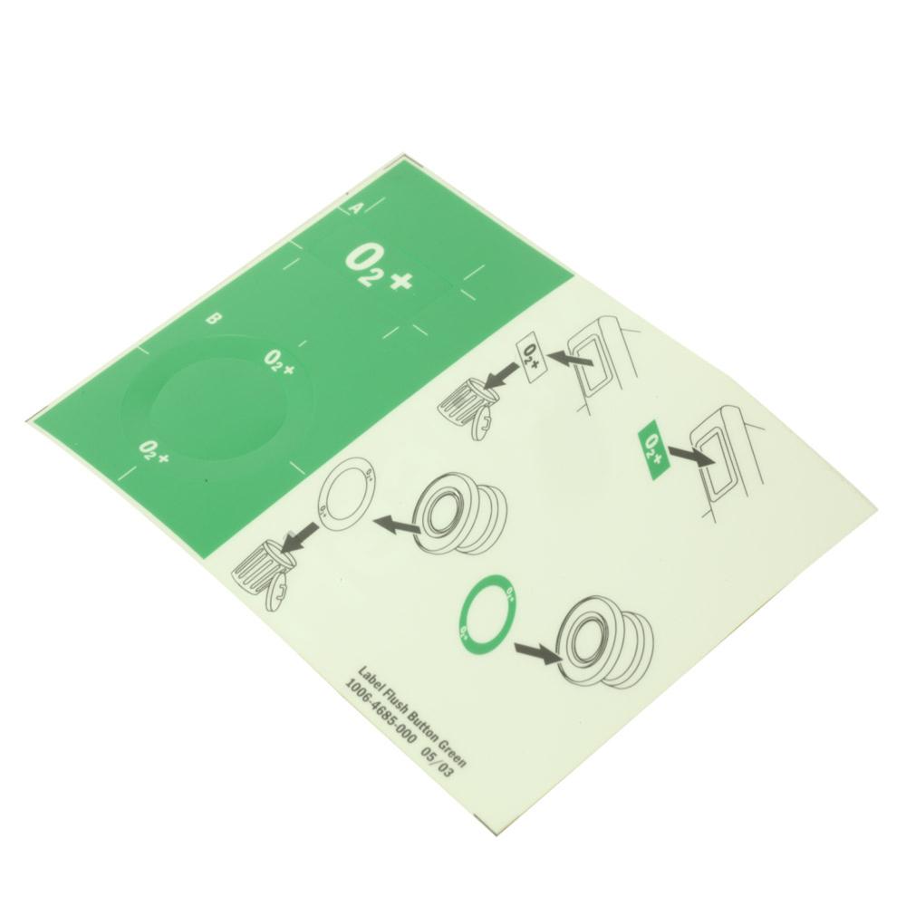 绿色快速充氧标签 绿色快速充氧标签