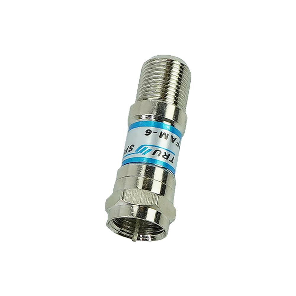 75 欧姆 DC-Pass Type-F RF ATT 6 DB 75 欧姆 DC-Pass Type-F RF ATT 6 DB