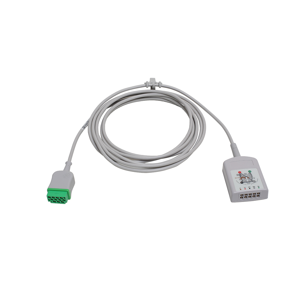 心电导联线ECG Cables and Leadwires-ECG Trunk Cable, 3/5-Lead with ESU Filter, AHA, 3.6 m/12 ft（产品注册证号/备案凭证号：国械备20190172号）