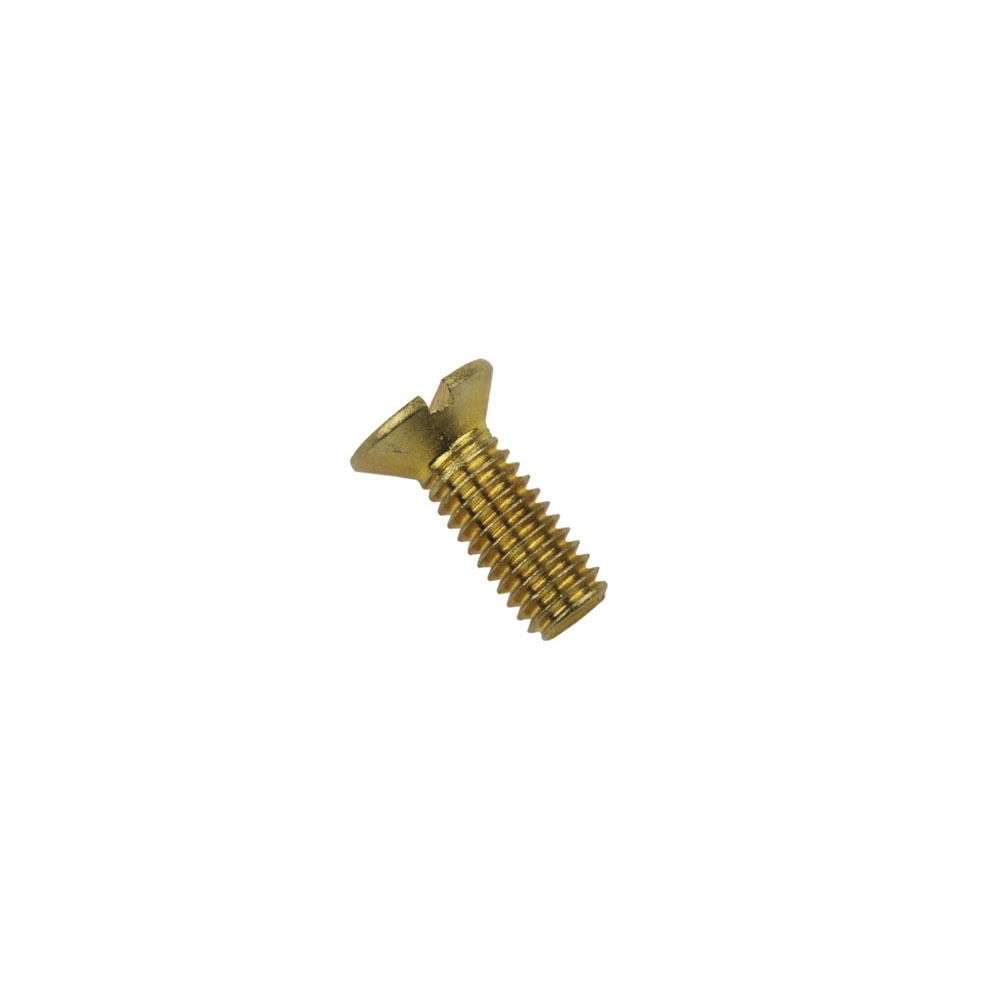 螺栓(MACHINE M6 x 1.0 x 16mm SLTD FLAT HD 90 DEG BRASS PLAIN PER DIN 963) 螺栓(MACHINE M6 x 1.0 x 16mm SLTD FLAT HD 90 DEG BRASS PLAIN PER DIN 963)