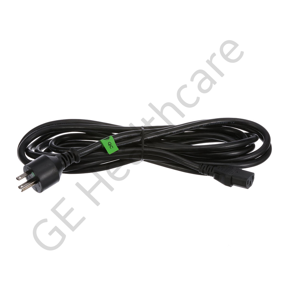AMERICAN TYPE POWER CORD-MANUFACTURER-VOLEX-MANUFACTUER PART NUMBER - XPS206-LENGTH-4METER-UL NUMBER-E62405