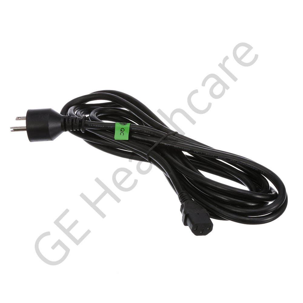 AMERICAN TYPE POWER CORD-MANUFACTURER-VOLEX-MANUFACTUER PART NUMBER - XPS206-LENGTH-4METER-UL NUMBER-E62405