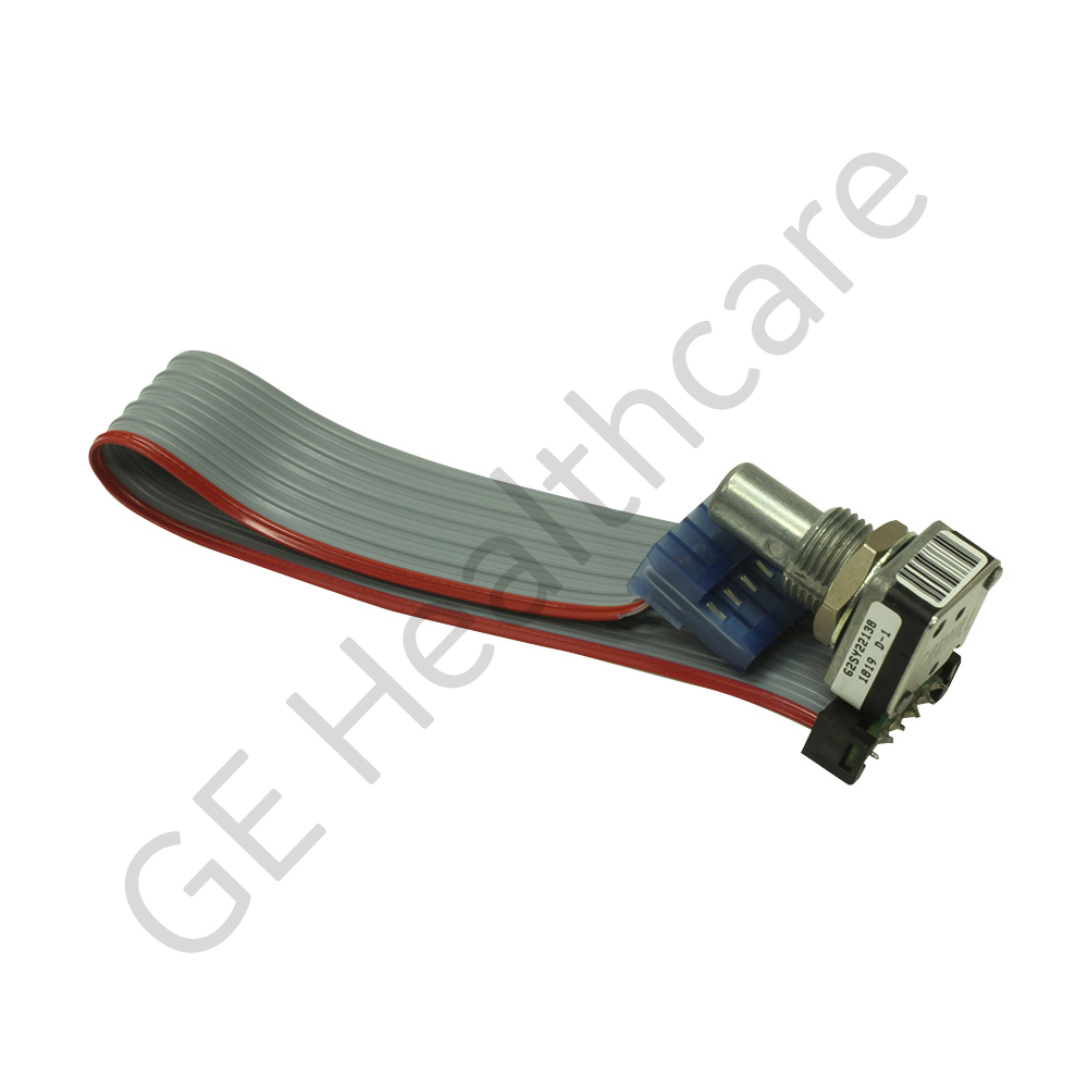 ROT-ENCODER, 16 POS, 22.5 DEG, DETENTS, PUSHBUTTON, .100 INCHES CENTER RIBBON CABLE, 6 INCHES LONG