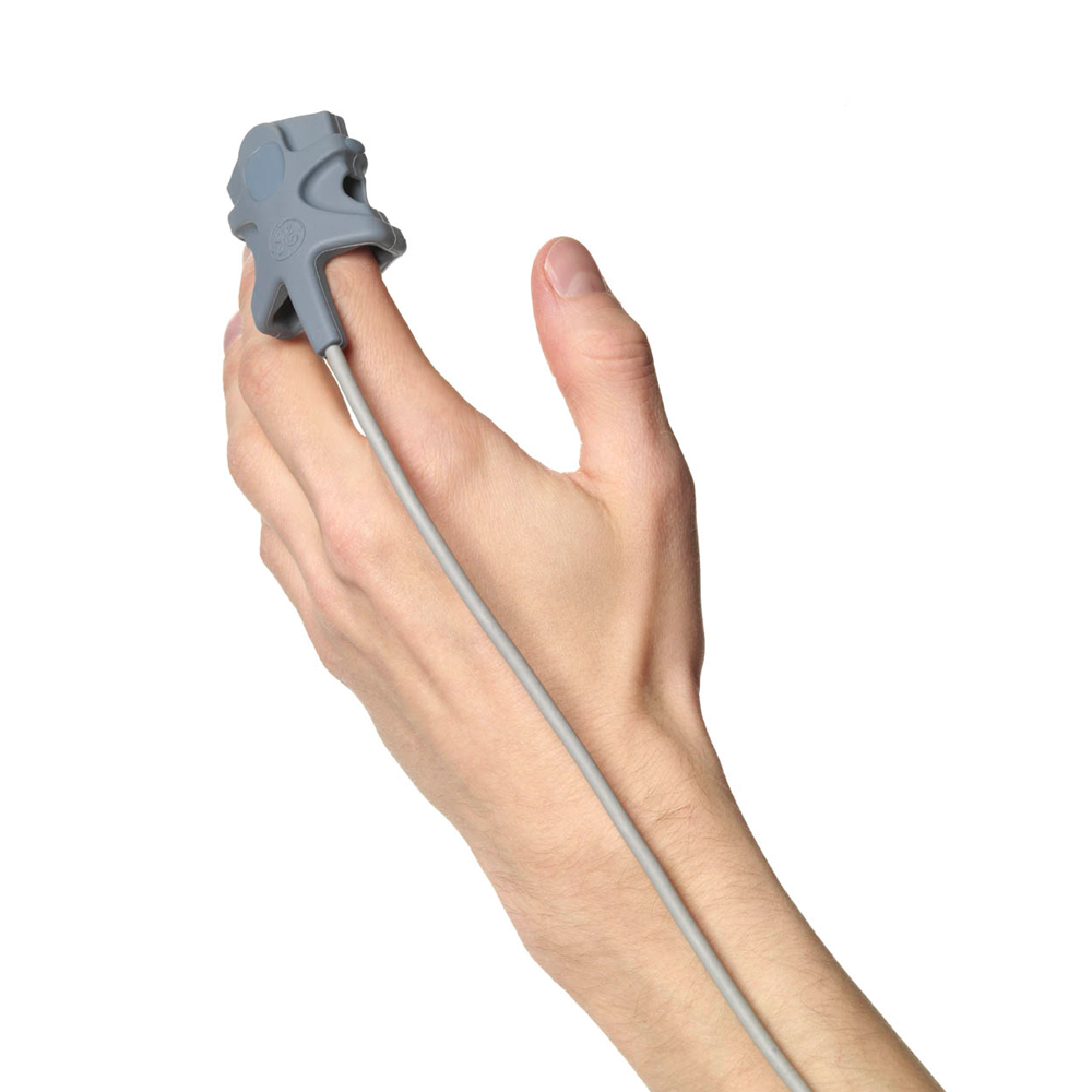 一个可供儿科重复使用的1m长TruSignal SPO2指尖传感器